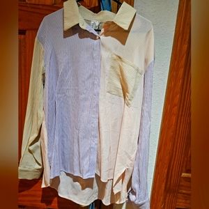 NWT pastel button up shirt